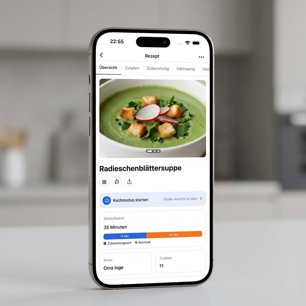 Rezeptebox App Mockup