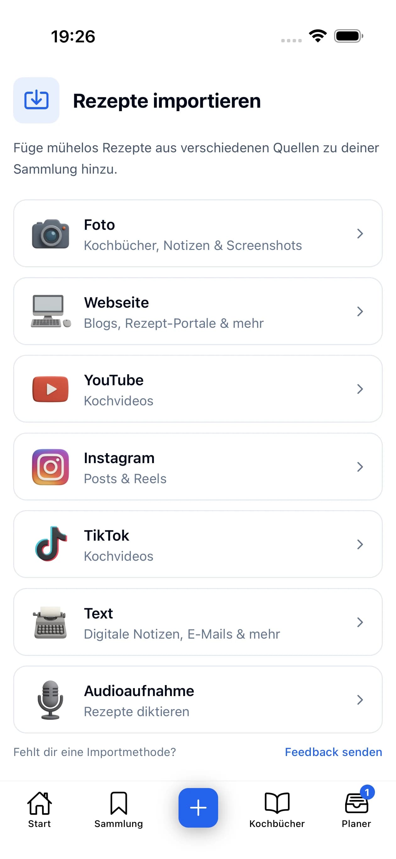 Entdecken Mobile Screenshot